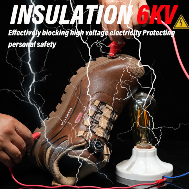 Comfortable Plastic Toe Work Boots