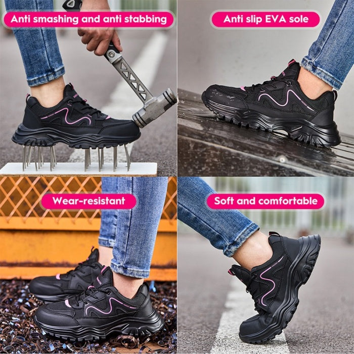 Women's Steel Toe Comfortable Work Sneakers