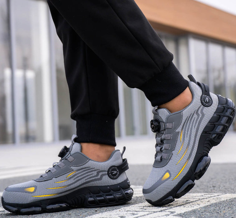 UDSafeStep Steel Toe Dial-Lacing Work Sneakers