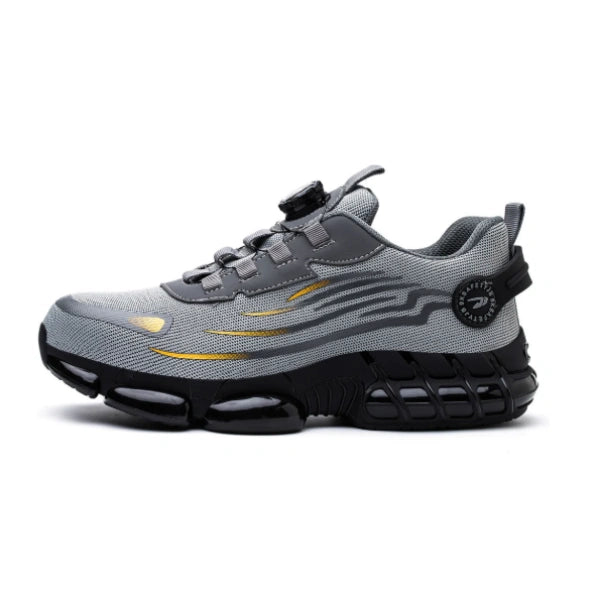 Steel Toe Dial-Lacing Work Sneakers