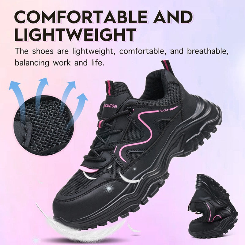 Women's Steel Toe Comfortable Work Sneakers
