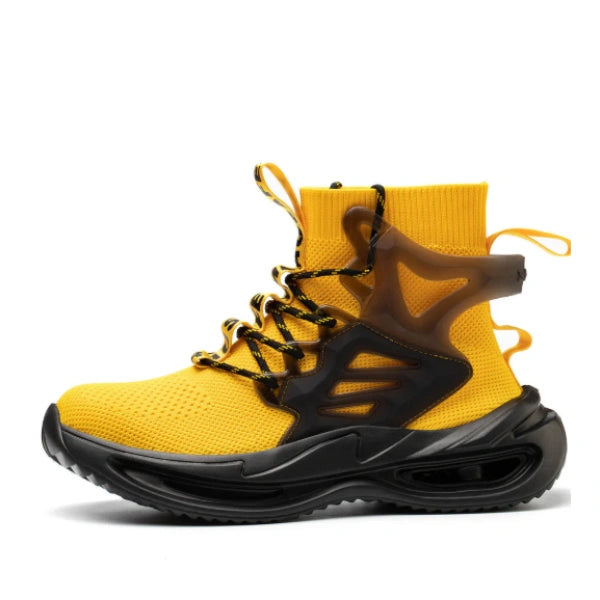 High-Top Steel Toe Work Shoes