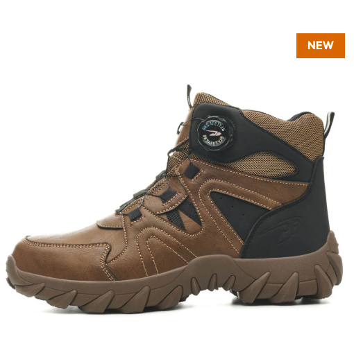 Dial-Lacing Non-Slip Steel Toe Boots