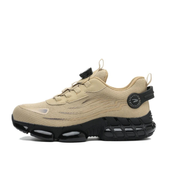 Steel Toe Dial-Lacing Work Sneakers