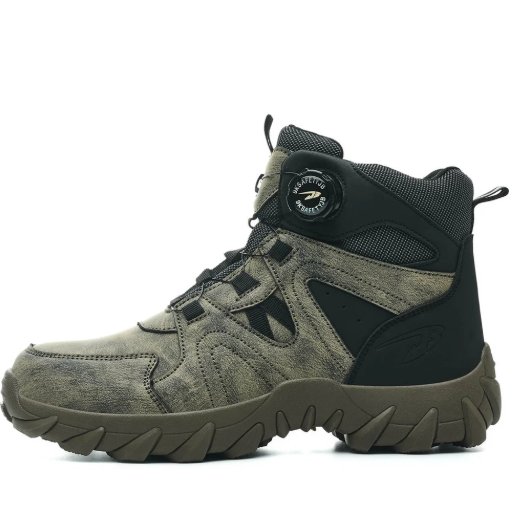 Dial-Lacing Non-Slip Steel Toe Boots
