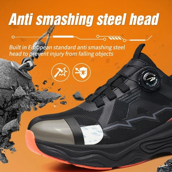Stylish Steel Toe Non-Slip Work Shoes