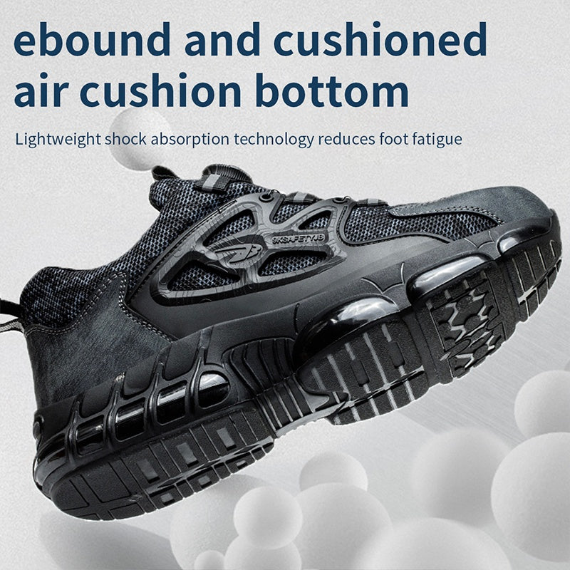 Steel Toe Dial-Lacing Safety Shoes
