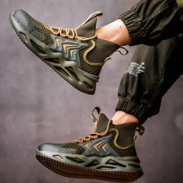 Steel Toe Lightweight High Top Work Shoes