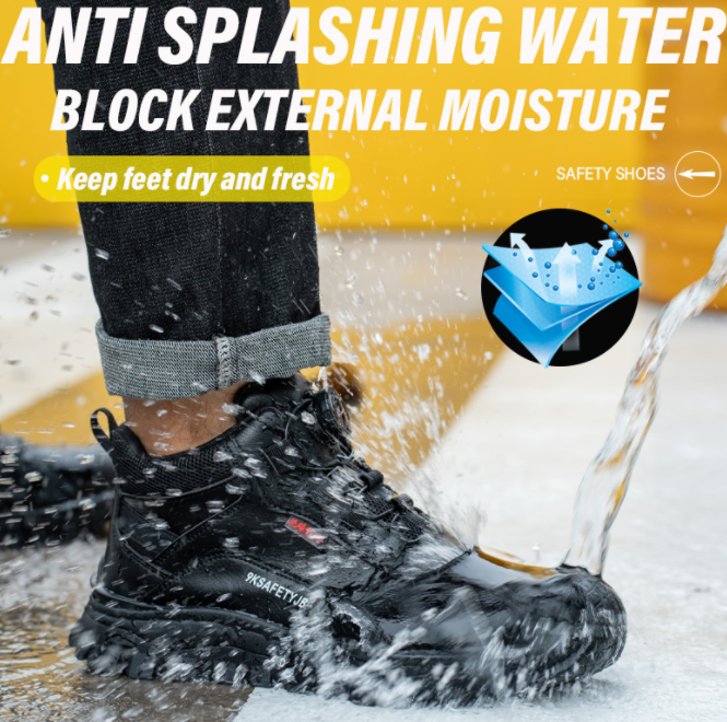 Comfortable Plastic Toe Work Boots