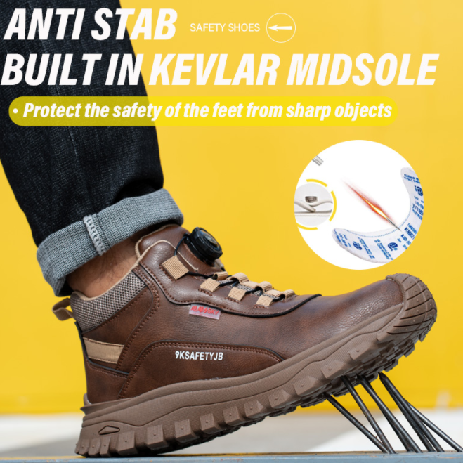 Comfortable Plastic Toe Work Boots