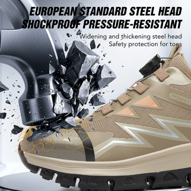 Steel Toe Lightweight Athletic Work Shoes