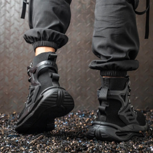 High-Top Steel Toe Work Shoes