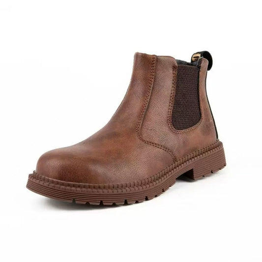 Steel Toe Safety Shoes Comfortable for Construction Warehouse Jobs