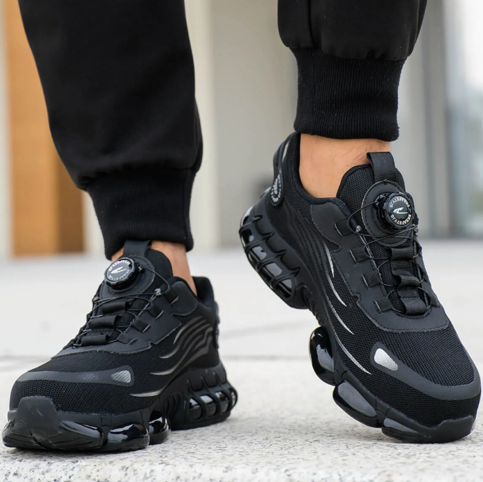 UDSafeStep Steel Toe Dial-Lacing Work Sneakers