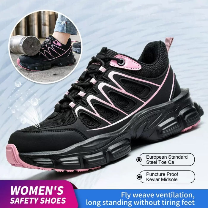 Women's Lightweight Steel Toe Work Shoes