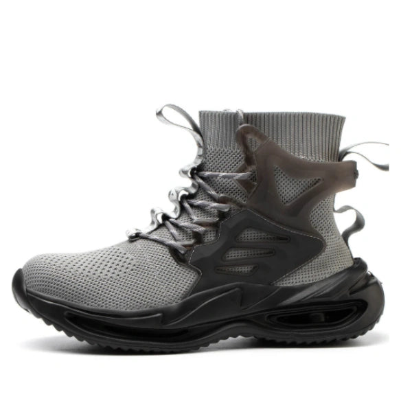 High-Top Steel Toe Work Shoes