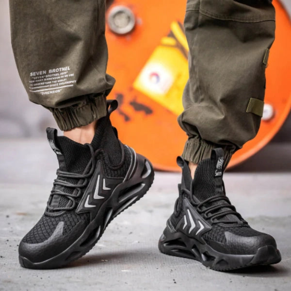 Steel Toe Lightweight High Top Work Shoes