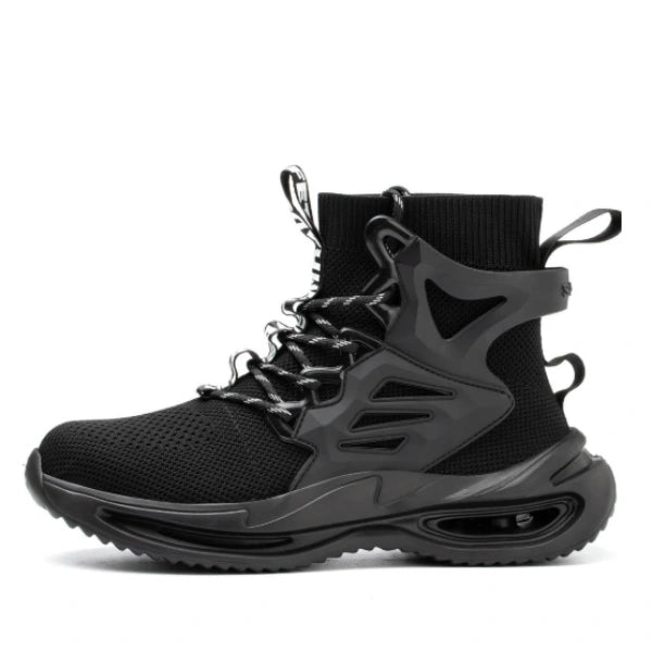 High-Top Steel Toe Work Shoes