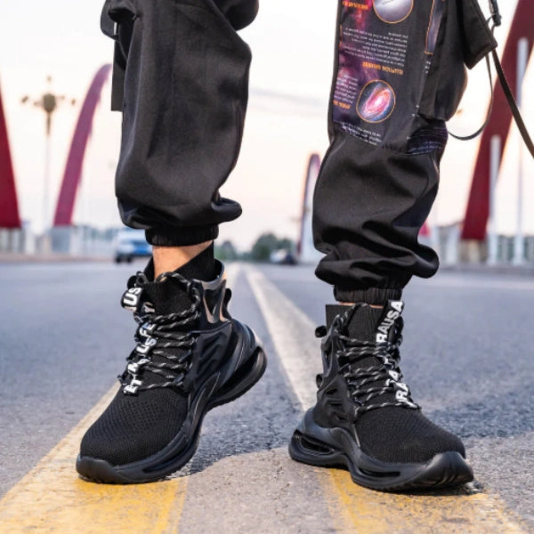 High-Top Steel Toe Work Shoes