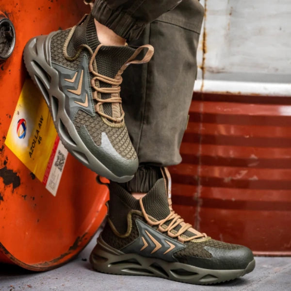 Steel Toe Lightweight High Top Work Shoes